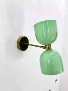 Modern Brass Wall Sconce Mid Century Style Stilnovo Wall Sconce Vanity Light SWH - Bild 1 von 7
