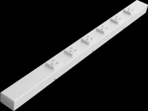 Gira eléctrica cableada 24" 6 salidas, H206VW - Imagen 1 de 8