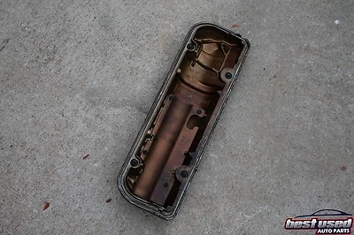 2006 PONTIAC G6 AUTO V6 SEDAN ENGINE MOTOR REAR VALVE COVER LID 12568147 06 - Image 1 of 4