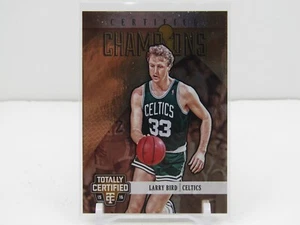 LARRY BIRD 2015-16 TOTALLY CERTIFIED CHAMPIONS! #179/199! BOSTON CELTICS! - Picture 1 of 2