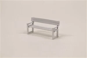 1221DM Panchine tipo legno colore bianco scala 0 1:43 confezione 6 pezzi - Foto 1 di 2