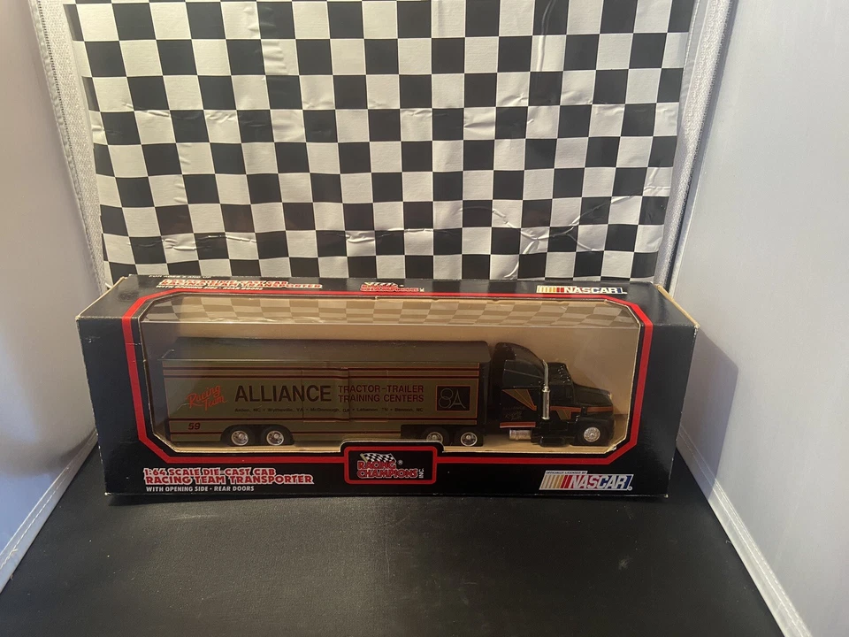 1991 Racing Champions Robert Pressley #59 Alliance Racing 1:64 Scale Transporter - Image 1 of 4