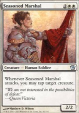 SEASONED MARSHAL X4 4 4X 9th Edition MTG Magic the Gathering Cards DJMagic