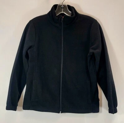 NWT Dickies Youth Boys Black FLEECE JACKET Full Zipper - Size Large Medium - Image 1 of 3