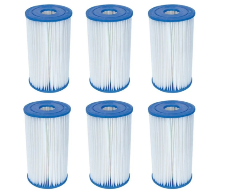 6 Bestway Type IV / B Filter Cartridges for 2500 GPH Above Ground Pool Filters - Image 1 of 1