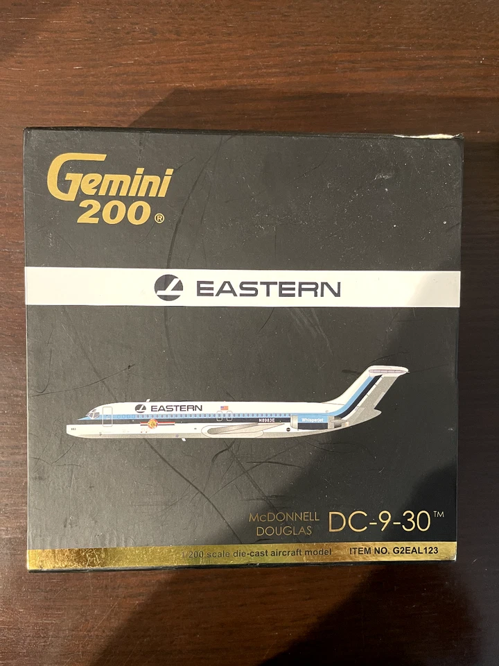 Gemini Jets G2EAL123 Eastern Airlines DC-9-30 N8983E Diecast 1/200 Foto 1 de 1