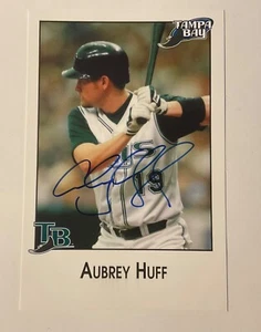 Aubrey Huff Tampa Bay Rays SIGNED AUTOGRAPHED PHOTO 4x6 - Picture 1 of 1