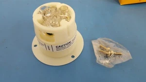 HUBBELL HBL2315 Flanged locking 20 amp 125V L5-20P - Picture 1 of 12