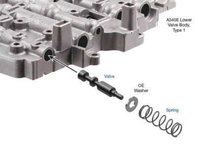 Sonnax #97855-24K Oversized Pressure Regulator Valve Kit for Toyota A340,A340E,F - Изображение 1 из 2