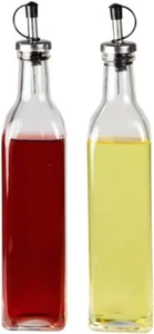 Home Basics OV01704 2-Piece Oil and Vinegar Set - Picture 1 of 7