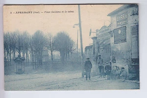 CPA APREMONT 60 - PLACE GALLIENI COMMERCE CAFE TABAC PASSANTS & VELO ~A50 - Imagen 1 de 1