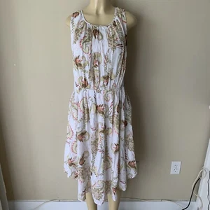 J. Jill Paisley Floral Sleeveless Midi Dress Sz MP M Petite NWOT Layered JJill - Picture 1 of 10