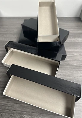 REBOXX KAR-LINE Black Boxes 9-1/8" X 3-1/8" X 1-5/8" Inside Dimensions 6 Pack! - Image 1 of 4