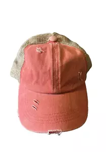 CC Exclusives Hat Pink Youth Girls Adjustable Baseball Cap Farming Rips Barn - Picture 1 of 9