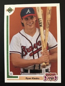 1991 Upper Deck Final Edition Baseball Card #8F Ryan Klesko Rookie/Atlanta NRMNT