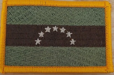 Venezuela 7 Stars Flag Patch With Hook Adhesive Fastener Multicam Tactical #8 - Image 1 of 2
