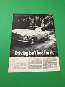 1968 1969 VOLVO 1800S VINTAGE ORIGINAL PRINT AD ADVERTISEMENT PRINTED - Picture 1 of 1