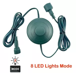 6Ft Christmas Tree Power Cord Connector 5/8in 15mm Foot Switch Change Light Mode - Picture 1 of 9