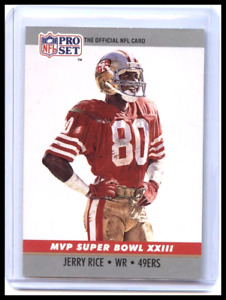 1990 Pro Set Super Bowl XXIII MVP Jerry Rice San Francisco 49ers HOF