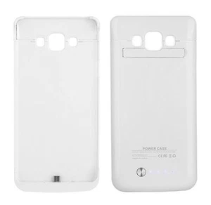 Backup Battery Case 4200mAH for Samsung Galaxy A7 White PC-polymer AC/DC Adapter - Picture 1 of 9