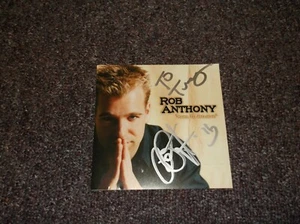 Rob Anthony signed CD Insert beschriftet plus Bonus Drifters Autogramm - Bild 1 von 3