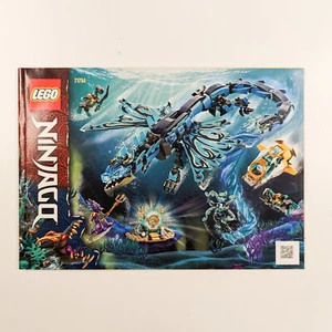 LEGO® NINJAGO Water Dragon 71754 nuovo - SOLO istruzioni - Foto 1 di 4