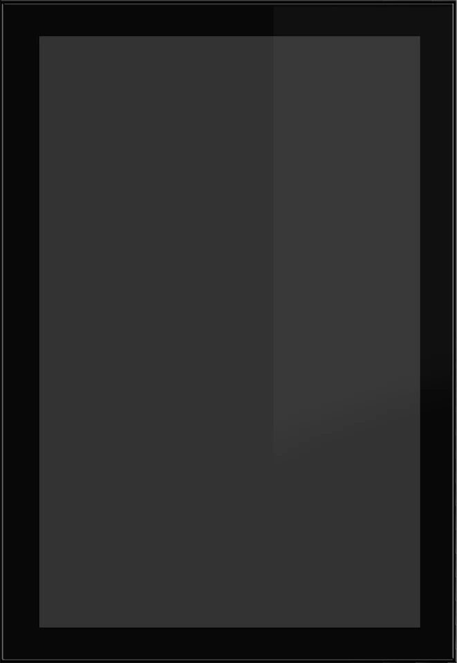 IKEA Rubrik Vitrinentür,- Küchenfront 60x92cm schwarz / Rauchglas 602.009.68 - Bild 1 von 1