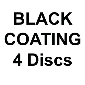 Black Coating 4 Discs - Picture 1 of 2