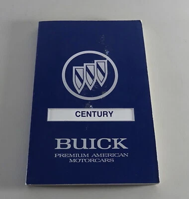 Manuale Dell'Owner / Manuale Buick Century Anno 1990 - Immagine 1 di 2