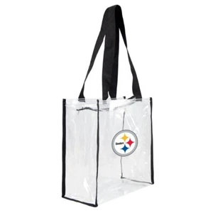 Pittsburgh Steelers Clear Square Stadium Tote - Picture 1 of 1