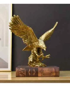 Gold Adler oder Gold Falke wählbar Statue Skulptur Figur Deko - Bild 1 von 4