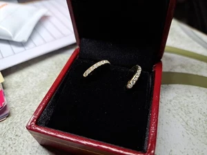 creolen 750 gold mit  20 Diamanten Neu - Bild 1 von 6