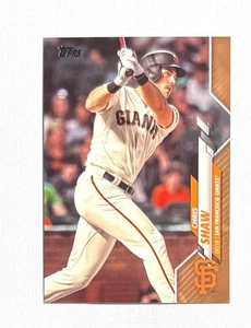Chris Shaw ~ Topps 2020 ~ Oro 0096/2020 #362 - Imagen 1 de 2