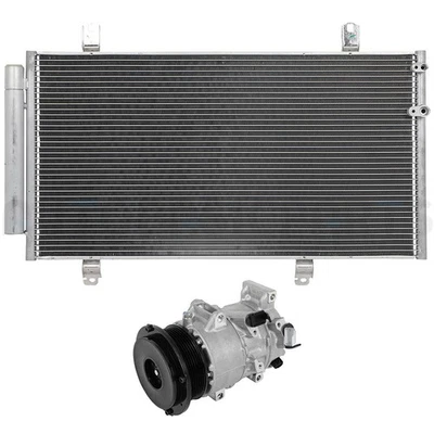 Kit de refrigeración condensador y compresor de CA de 2,4 L para Toyota Camry 2007-2009 Foto 1 de 4