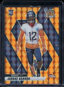 2025 Panini Mosaic Jahdae Barron #361 RC Orange /199 Color Match Broncos - Picture 1 of 3