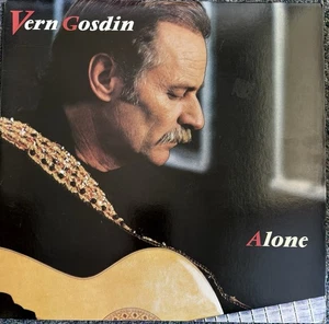 VERN GOSDIN - ALONE LP OG Press 1989 COUNTRY VINYL LP COLUMBIA 7464-45104-1 NM- - Picture 1 of 4