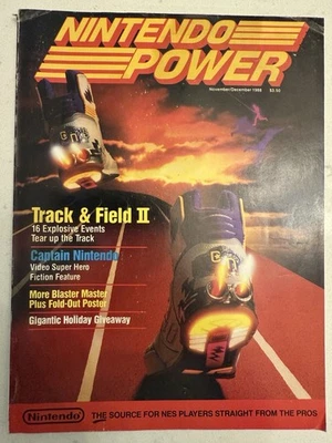Nintendo Power Issue #3 November/December 1988 Track & Field II with Poster - Image 1 of 4