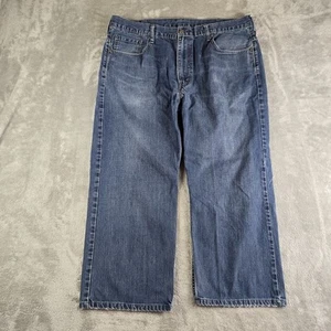 Levis 569 Jeans Mens 38x30 (fits 36x24.5) Blue Denim 100% Cotton Loose Baggy - Picture 1 of 15