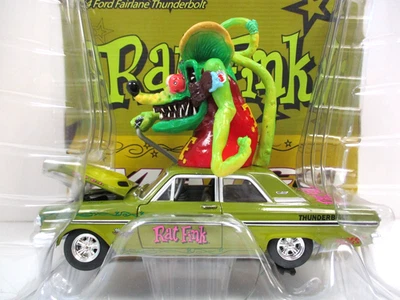 CURVA DE APRENDIZAJE - MATCO TOOLS RAT FINK 1964 FORD FAIRLANE THUNDERBOLT - 1/24 Foto 1 de 4