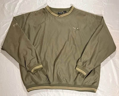 Ping Collection Olive Green Long Sleeve Pullover Men’s  XL - Nugget Golf Logo - Image 1 of 4