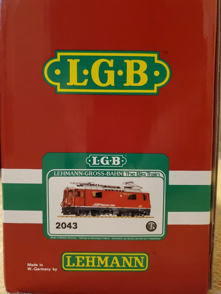 LGB 2043 G Scale Rhatische Bahn Electric Locomotive #622 - Image 1 of 4