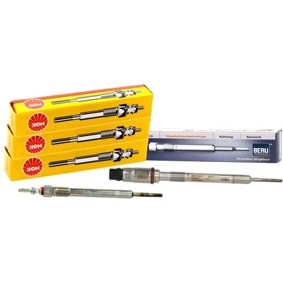 3x NGK Glühkerzen + BERU Sensor für A1-A8 Q2-Q7 SEAT SKODA VW T6 TIGUAN R4 TDI - Bild 1 von 4