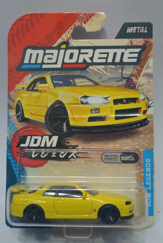 Majorette JDM LEGENDS DieCast car NISSAN SKYLINE GT-R (34) - Image 1 of 1