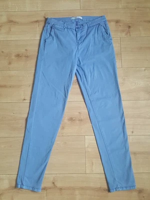 💜 SPRINGFIELD Damen Hose Gr. M 38 Skinny Slim Fit Chino Knopf Casual Look Jeans - Bild 1 von 4