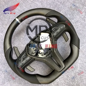 with heating ,paddles Carbon Fiber Steering Wheel Fit For Infiniti Q60 Q50 QX50 - Picture 1 of 11