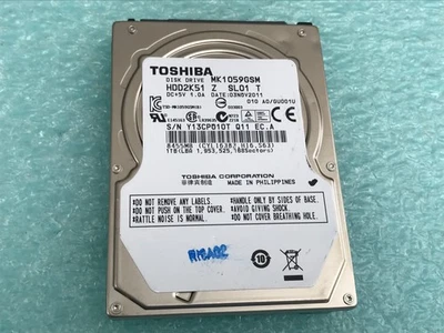 Toshiba MK1059GSM 1TB 5400RPM 2.5" SATA Thick Internal Hard Drive - HD614* - Image 1 of 4