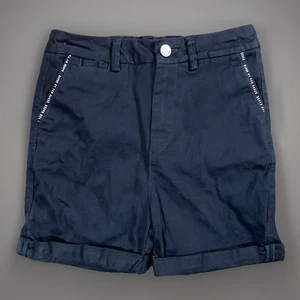 BAKER By Ted Baker Boy’s Navy Blue Adjustable Waist Chino Shorts 9YRS 62cm - Picture 1 of 6