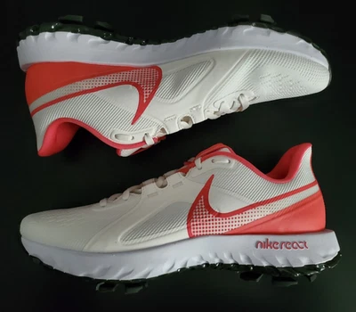 Nike React Infinity Pro White Ember Men's Golf Shoes CT6620 104 Size 8.5 - Image 1 of 4