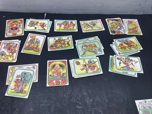 1974 Donruss Football Super Freaks Lot of Sticker Cards EX/NM 46 Cards - Picture 1 of 5