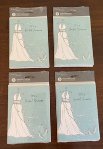 Bridal Shower 32 Invitations w/Envelopes - 4 Packages of 8 - Tender Thoughts - Picture 1 of 7
